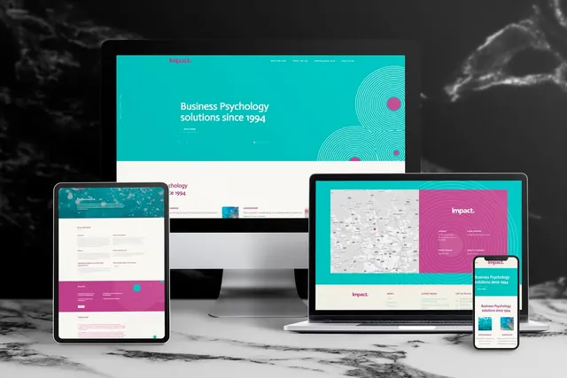 Work With Impact website designed by Spotlight Studios